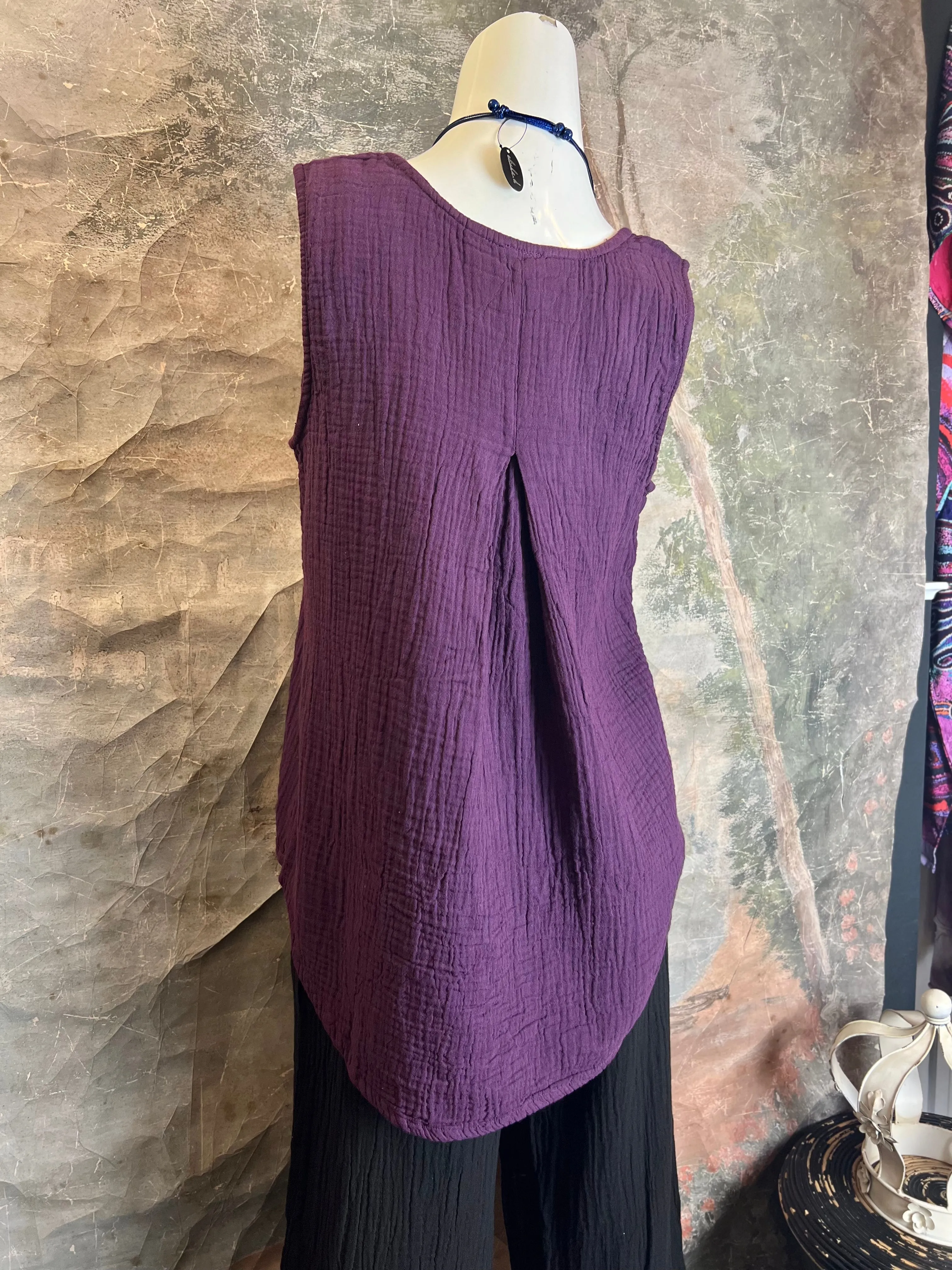 7970 Katy Tank Top-Eggplant