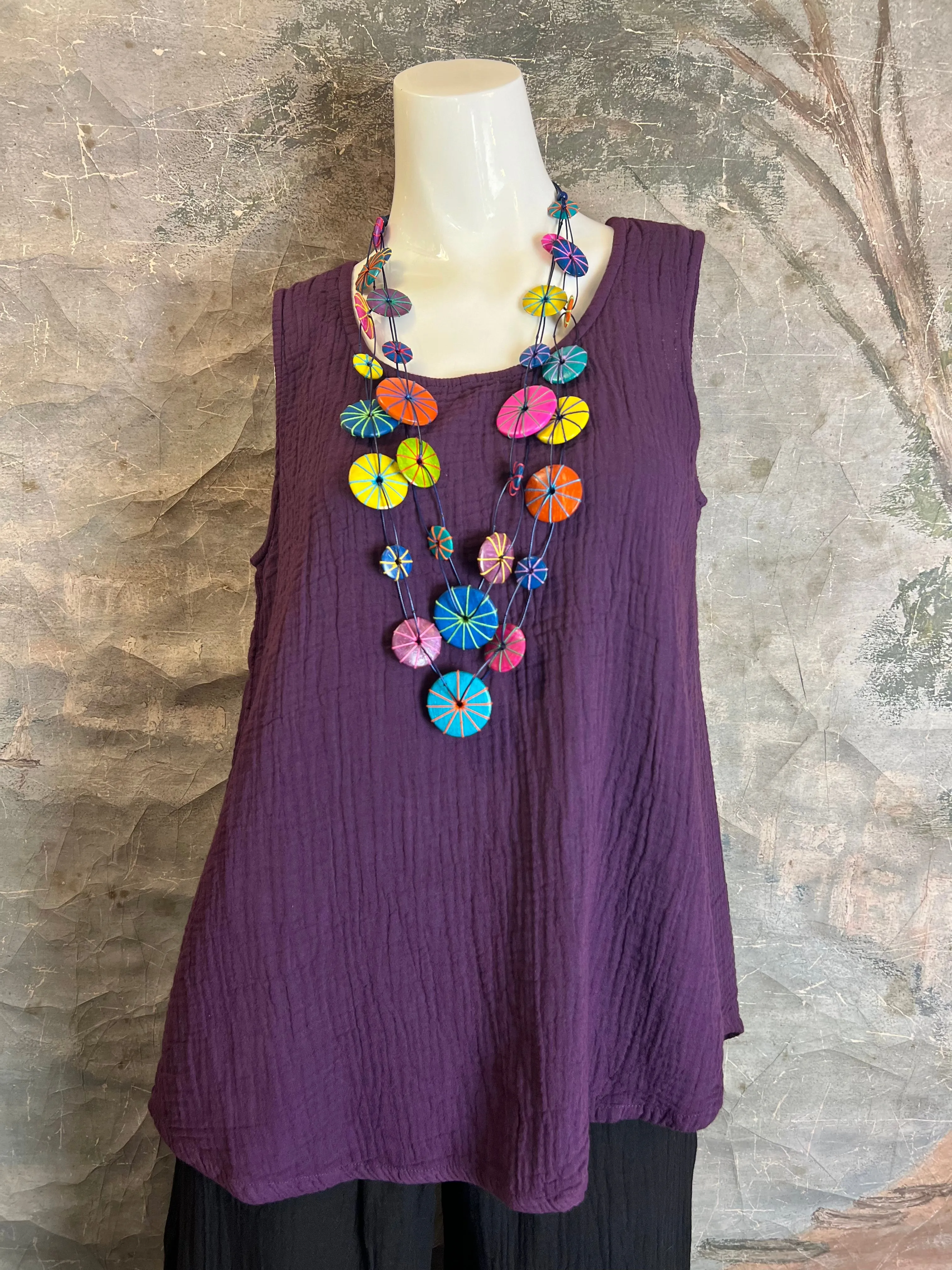 7970 Katy Tank Top-Eggplant