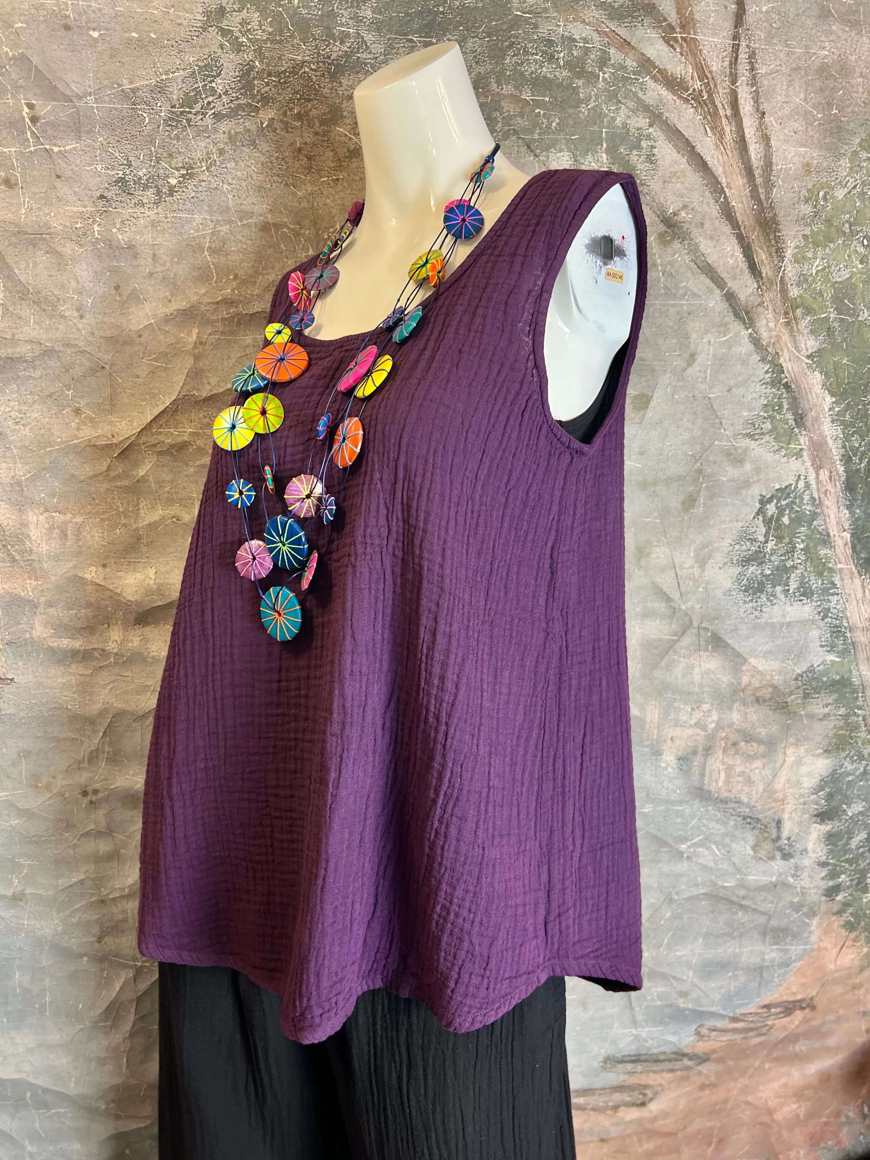 7970 Katy Tank Top-Eggplant