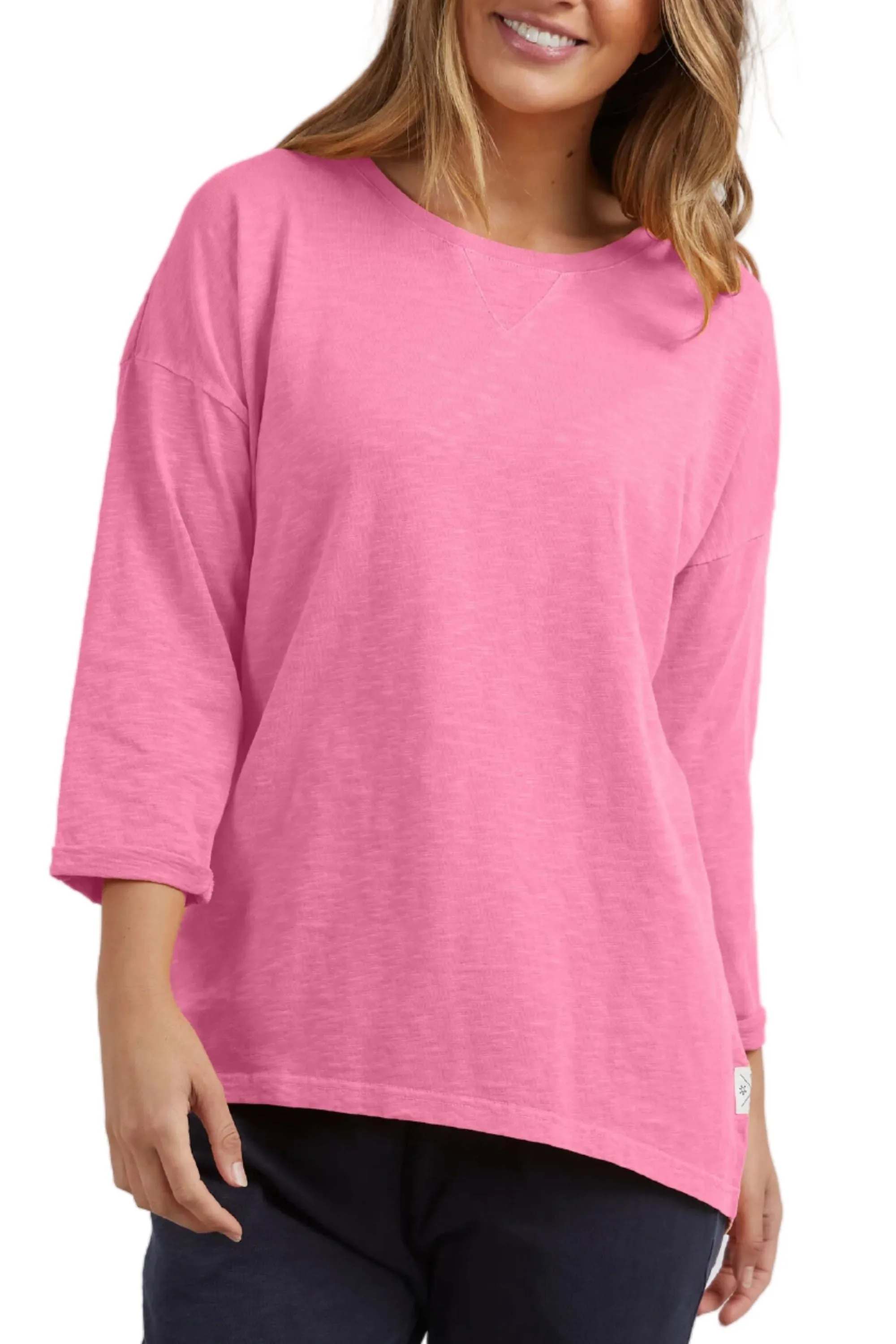 ANNIE 3/4 SLV TEE - 81X4134
