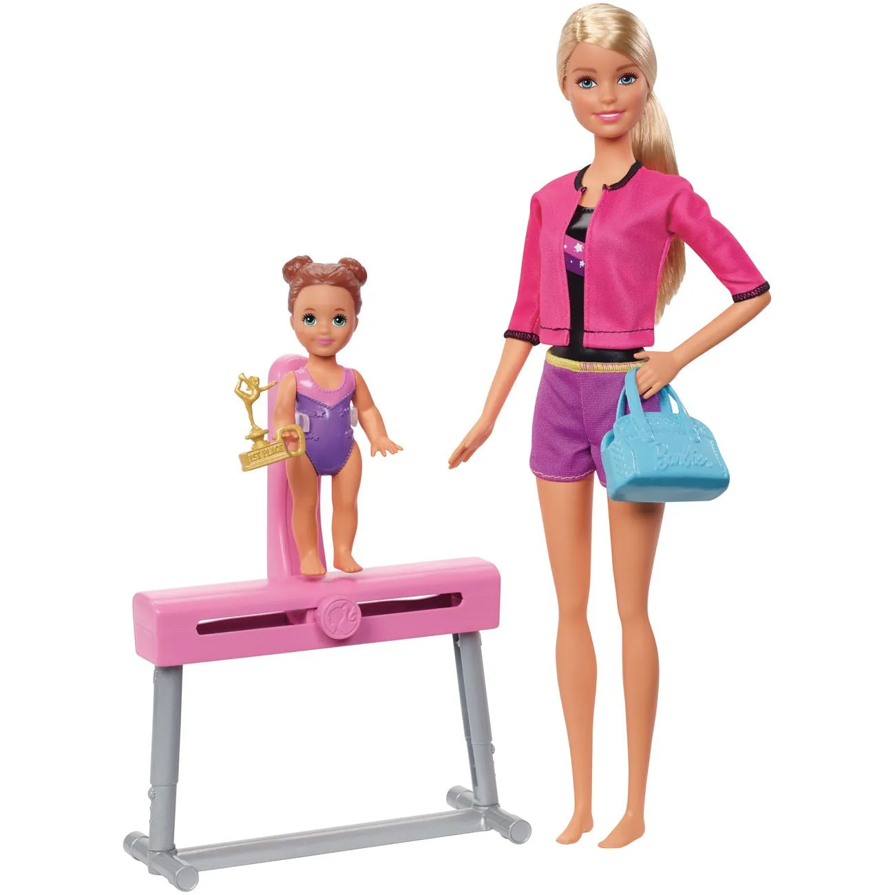 Barbie Career Sports Doll & Playset Gymnastics Coach
