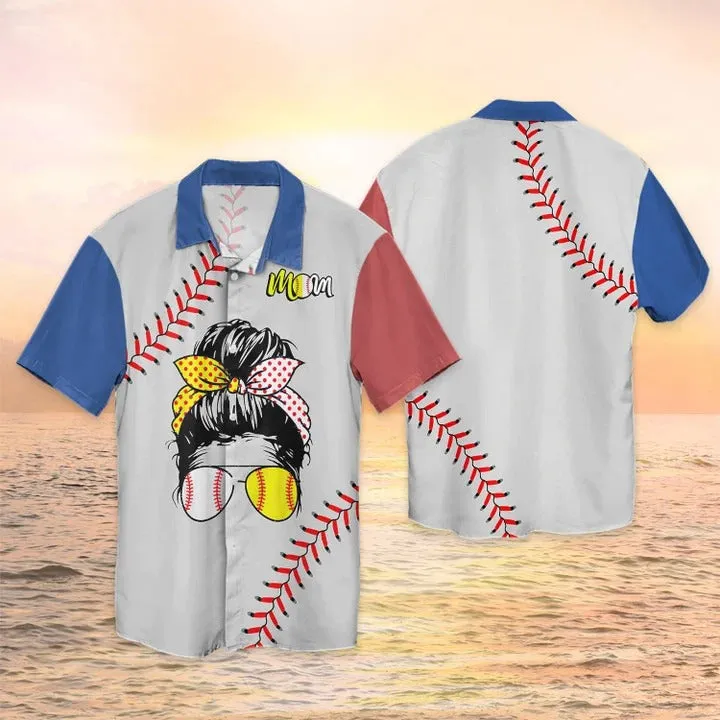 Baseball Softball Mom 3D All Over Printed Shirts, Women Baseball Hoodie, Baseball Gift For Mom