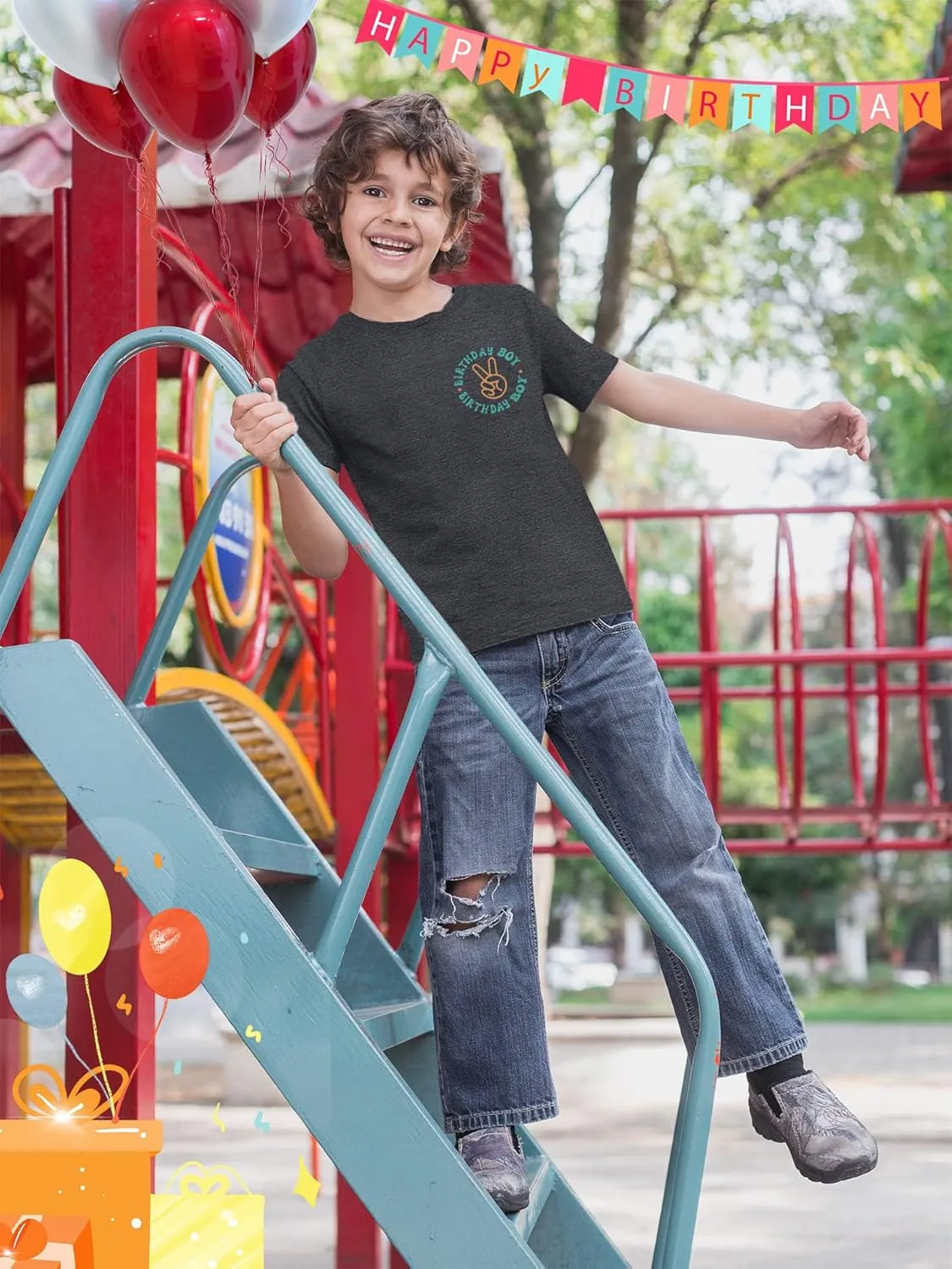 Birthday Dude Cute Graphic Tee - Boys & Girls Toddler to Teen Casual Short Sleeve Top