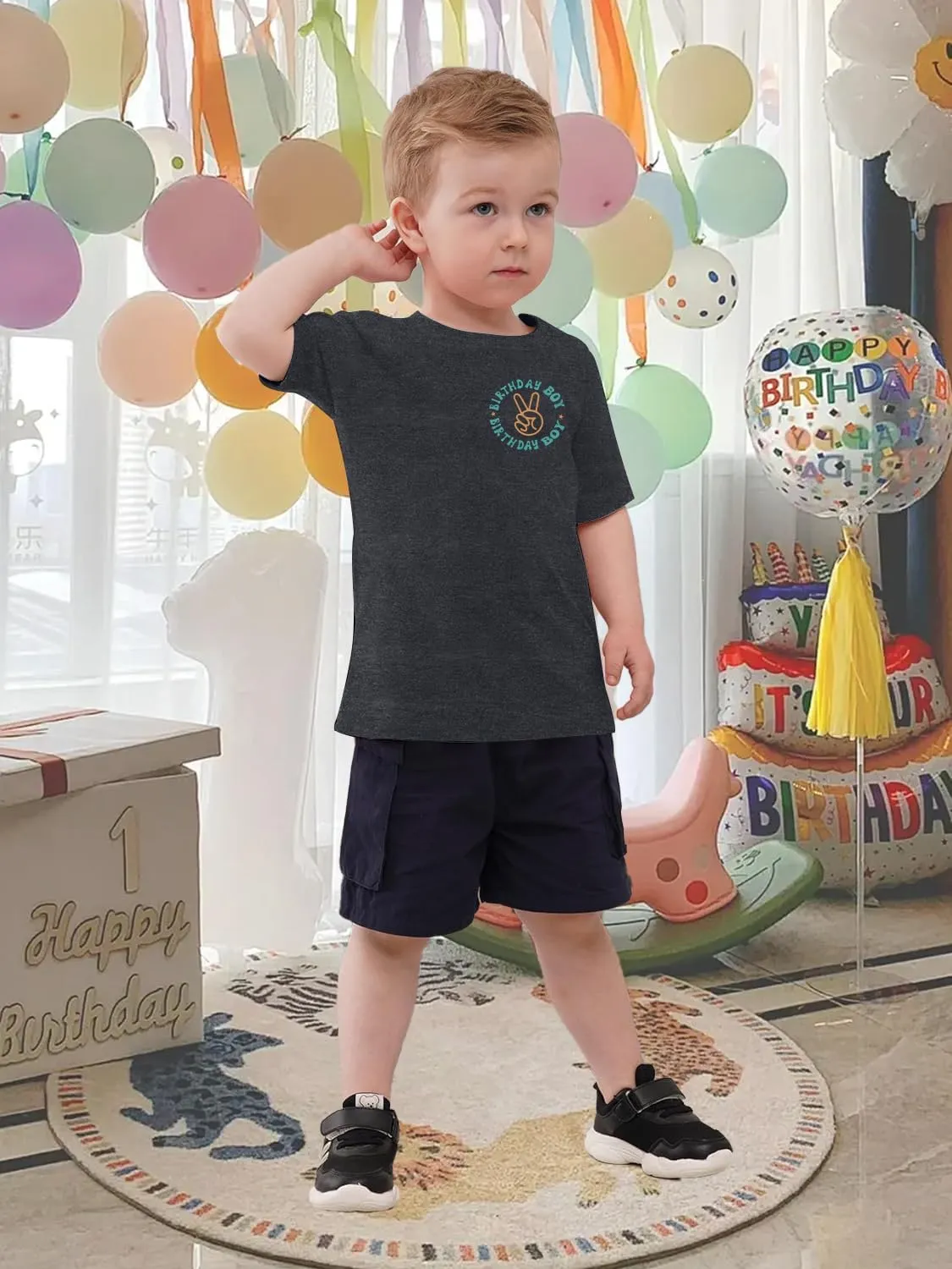 Birthday Dude Cute Graphic Tee - Boys & Girls Toddler to Teen Casual Short Sleeve Top