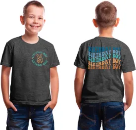 Birthday Dude Cute Graphic Tee - Boys & Girls Toddler to Teen Casual Short Sleeve Top