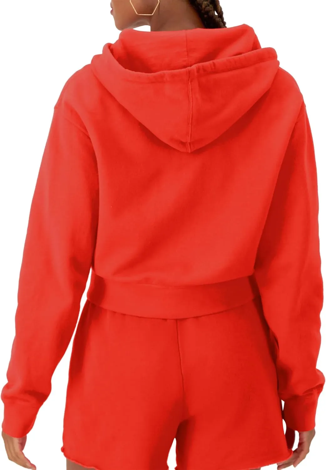 Champion Women's Sweatshirt, Vintage Wash Hoodie, Zip-Up Hoodie with Vintage Wash For Women