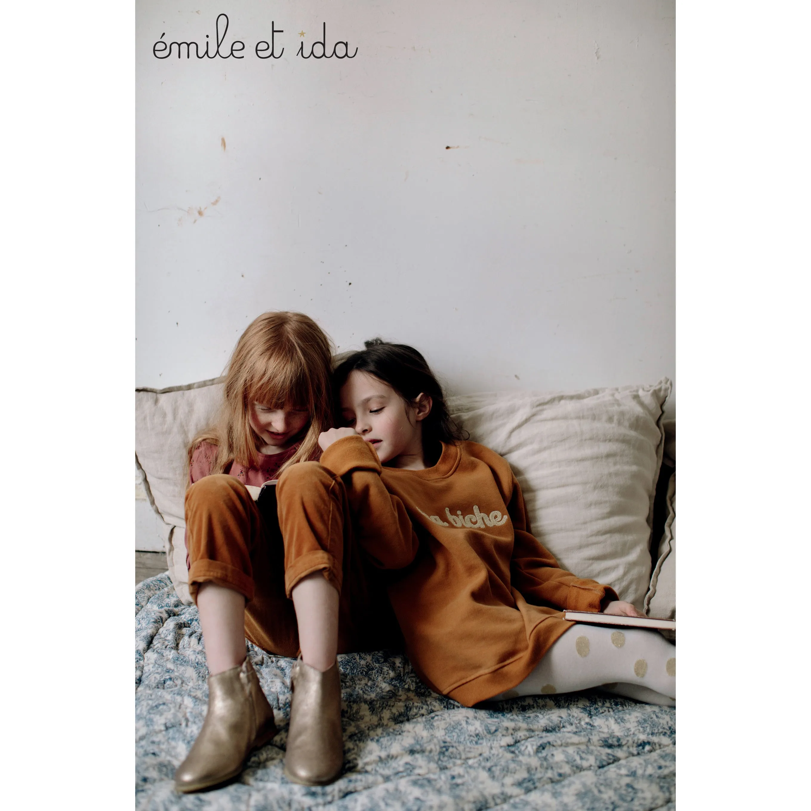 Emile et Ida Trouser Velvet Curry