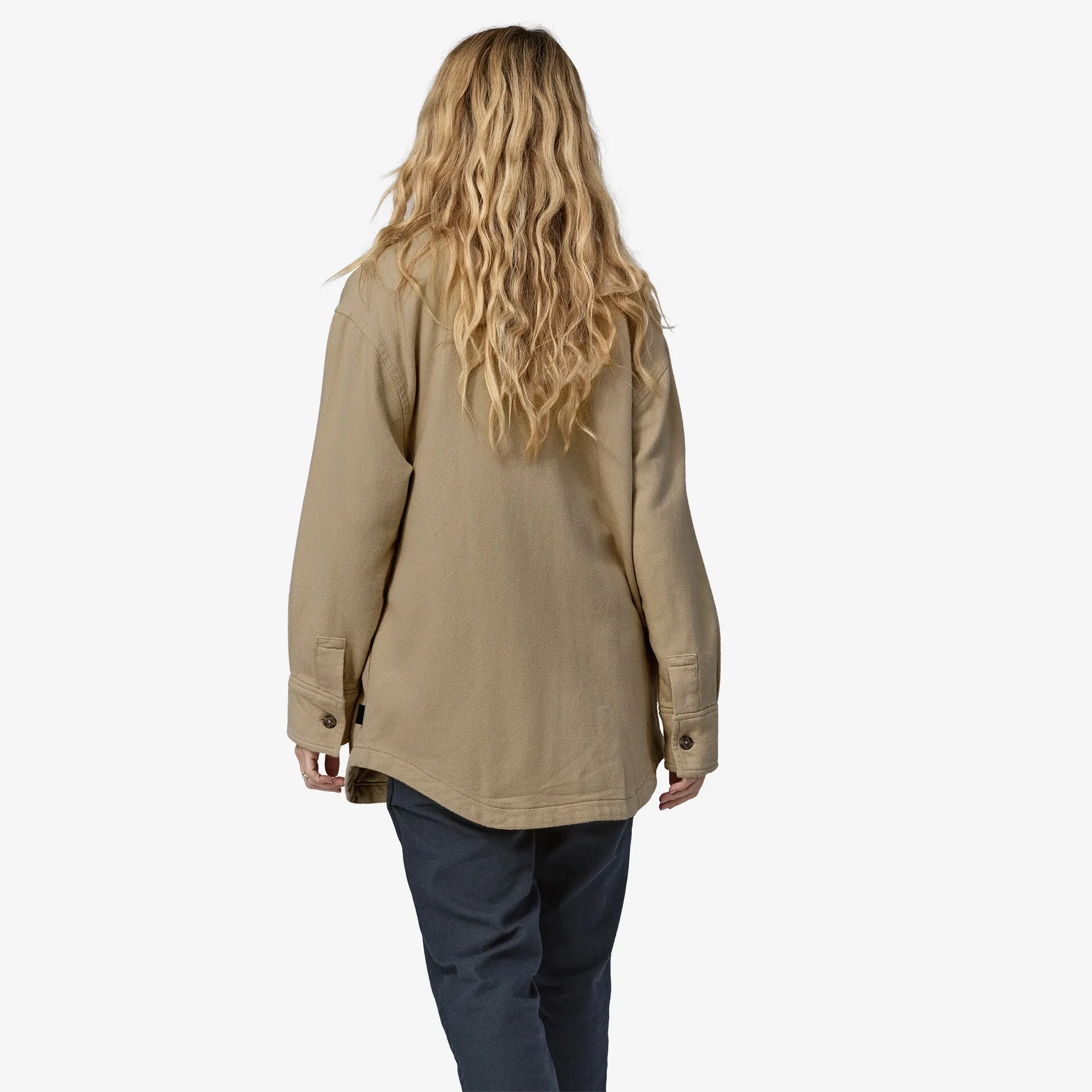 Fjord Patagonia Women's Flannel Heavy Weight T-Shirt Natural