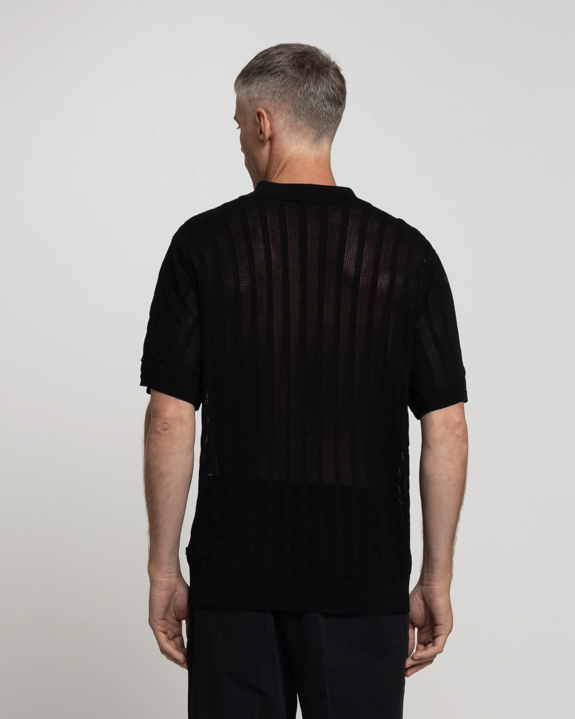 Garden Polo in Black