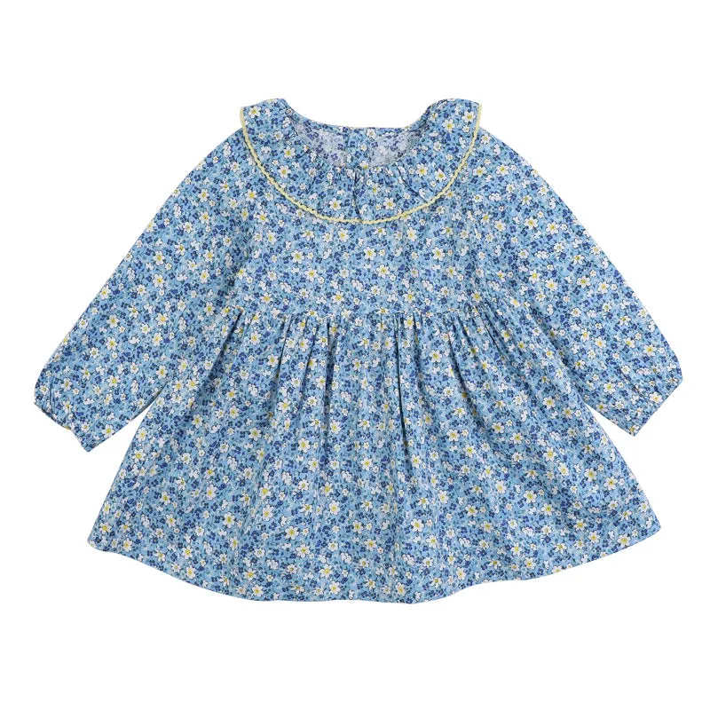 Girl Child Western Style Floral Princess Dress
