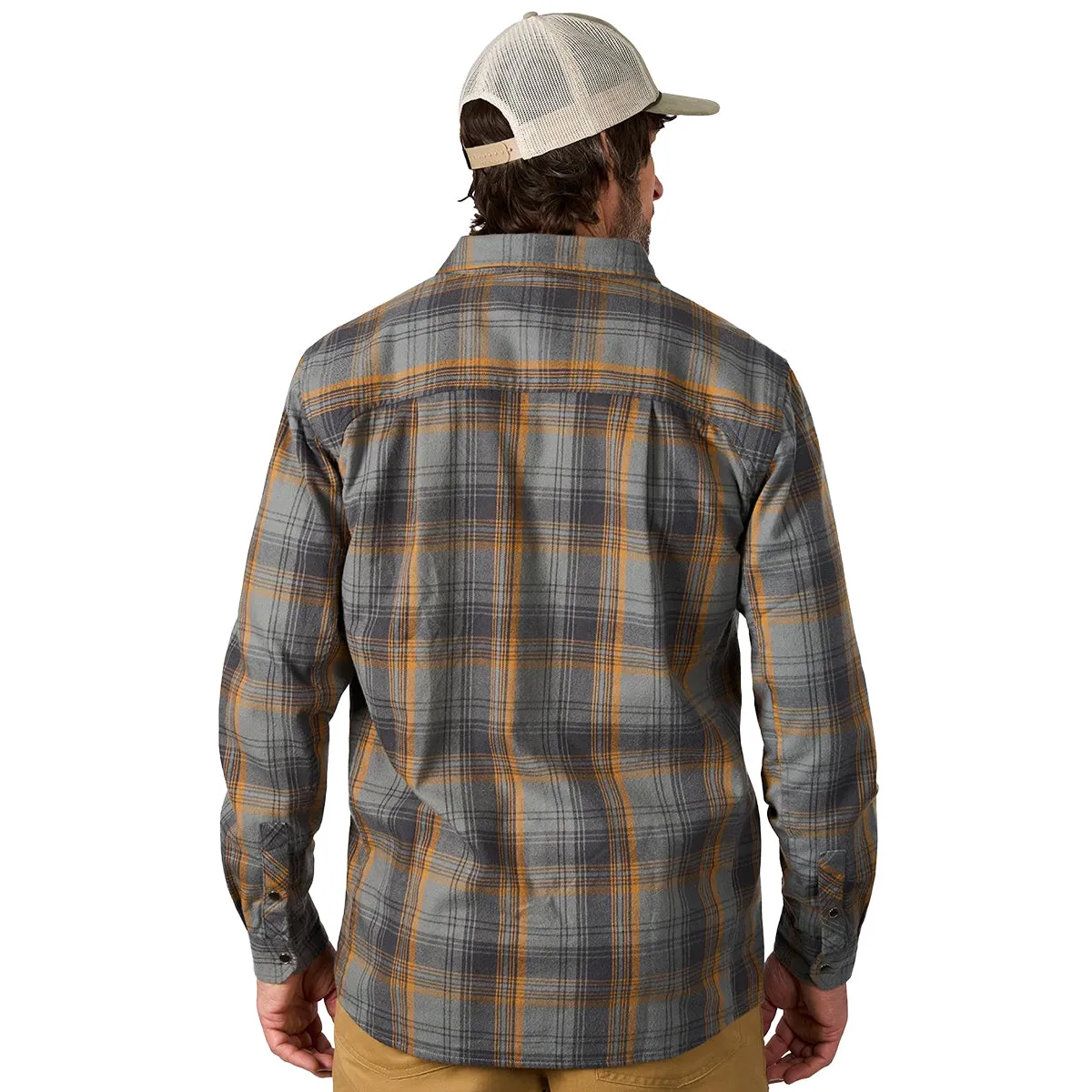Grundéns Dispatch Long Sleeve Button-Up Flannel Shirt