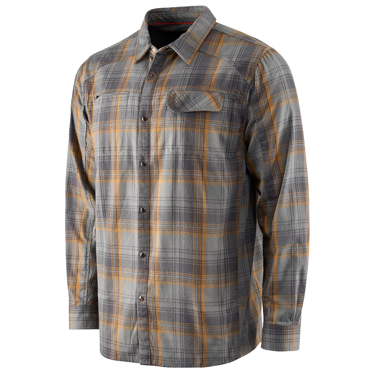 Grundéns Dispatch Long Sleeve Button-Up Flannel Shirt