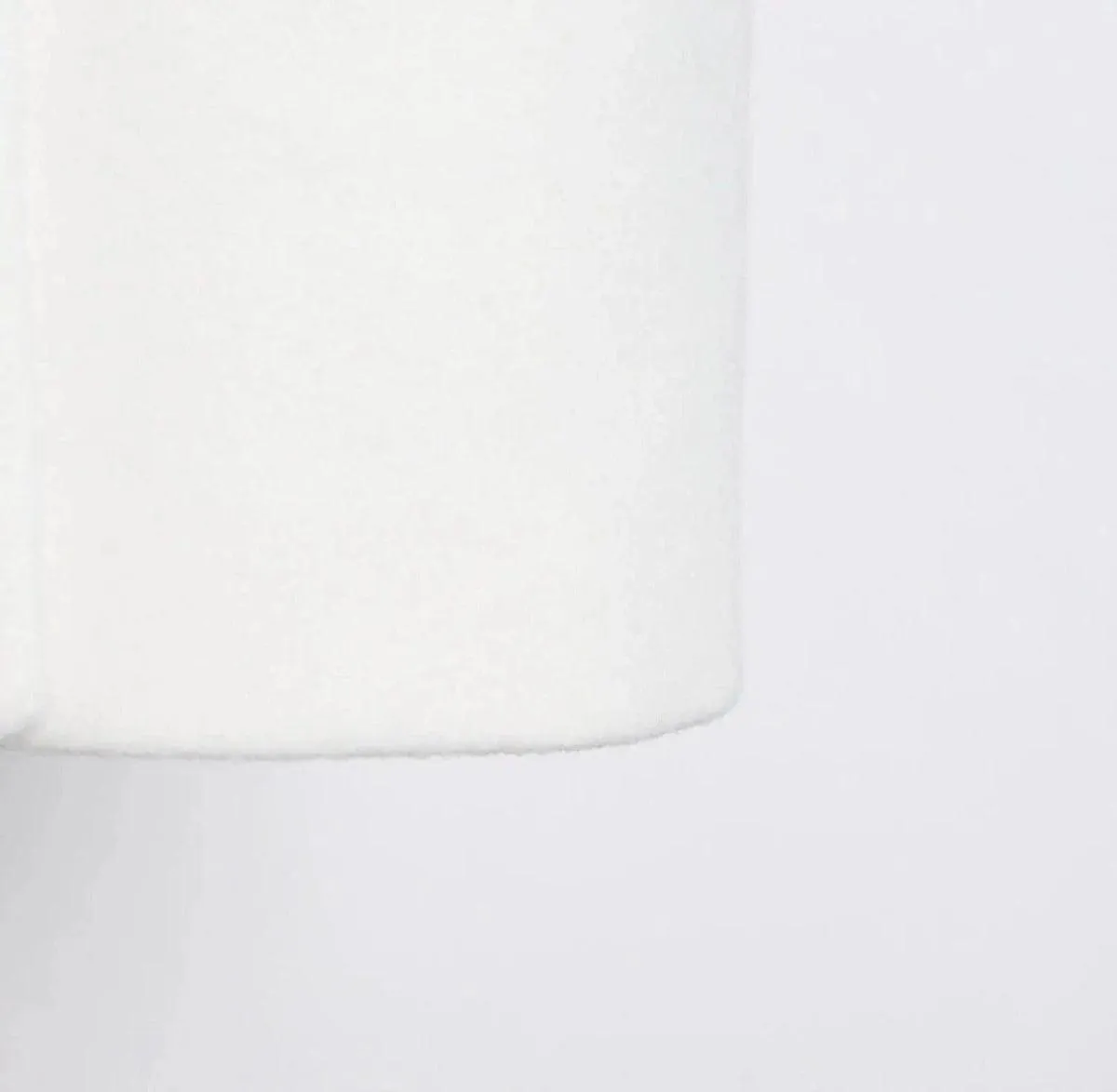 Lapel Waist White Mid-length Woolen Coat