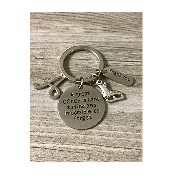 Personalized Figure Skating Coach is Hard to Find Keychain