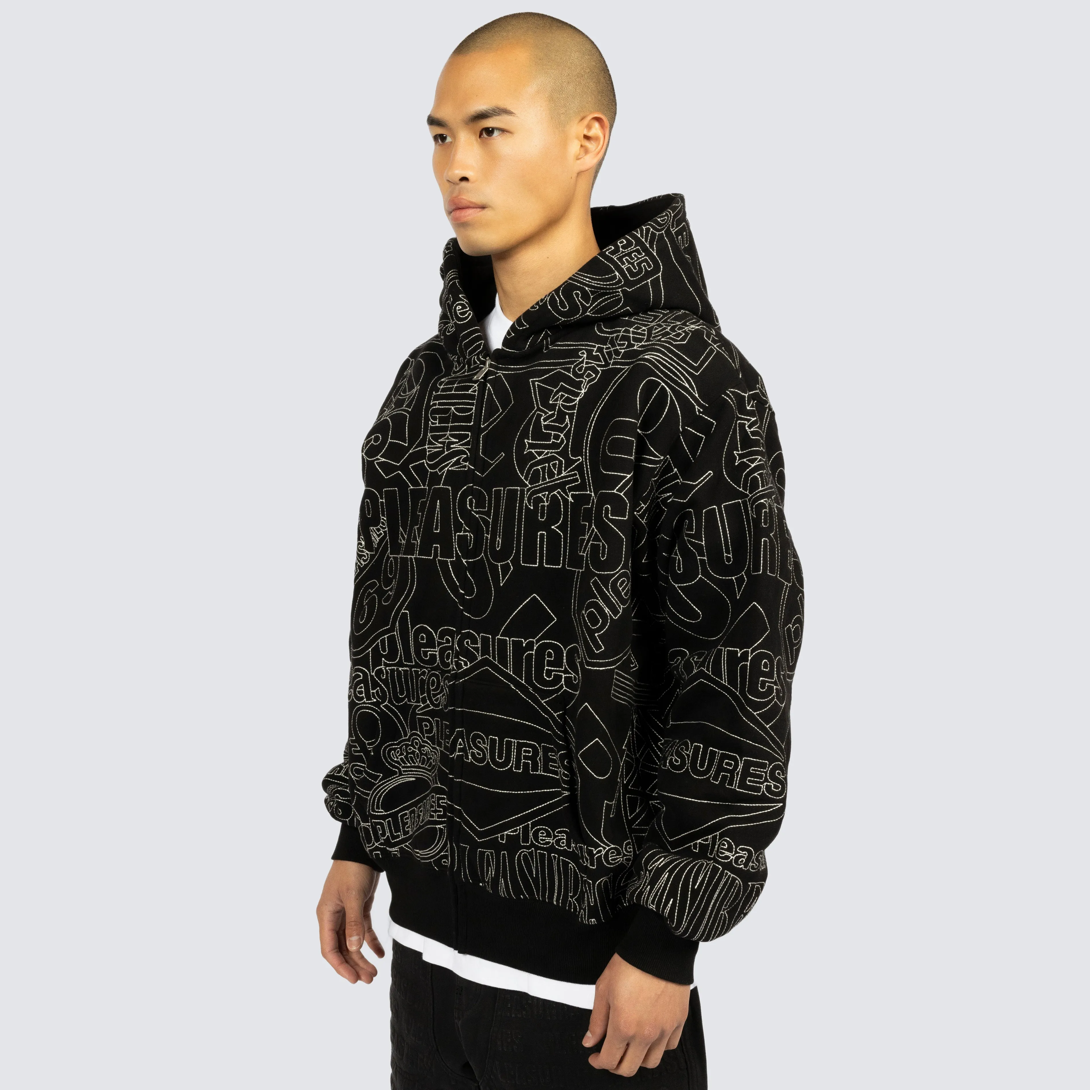 SIGNAL ZIP UP HOODIE