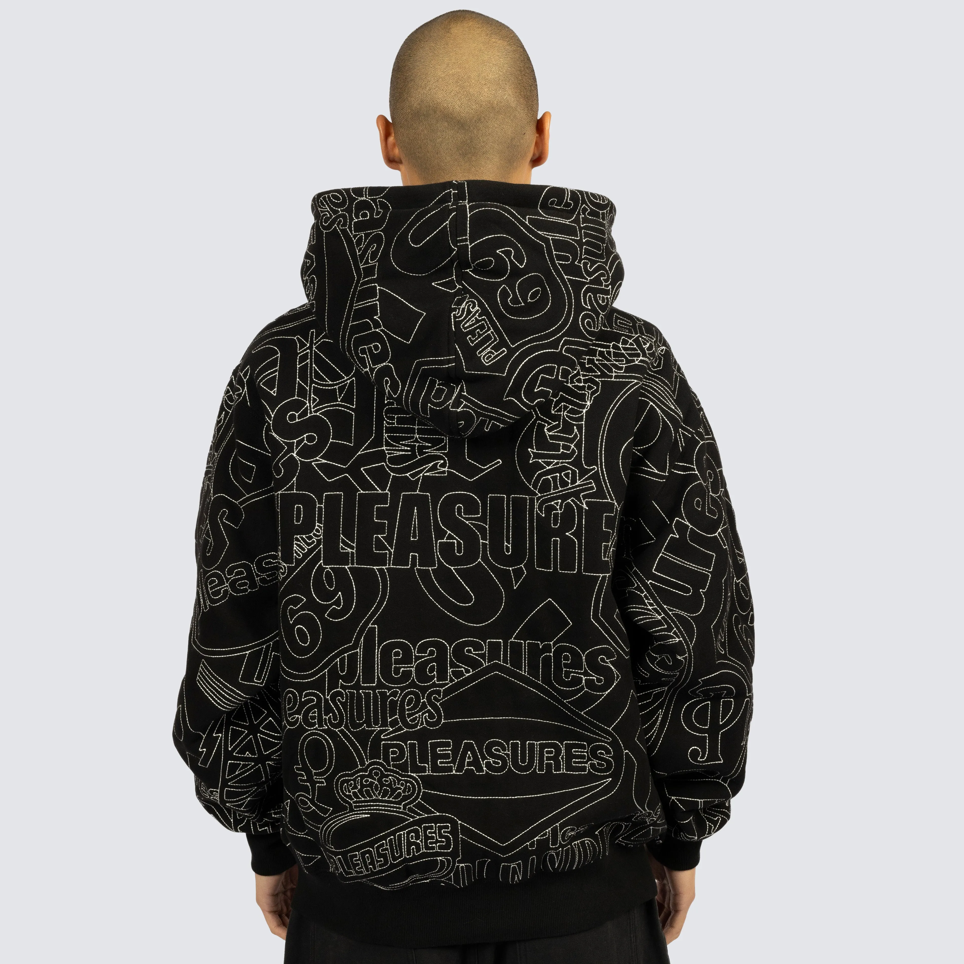 SIGNAL ZIP UP HOODIE