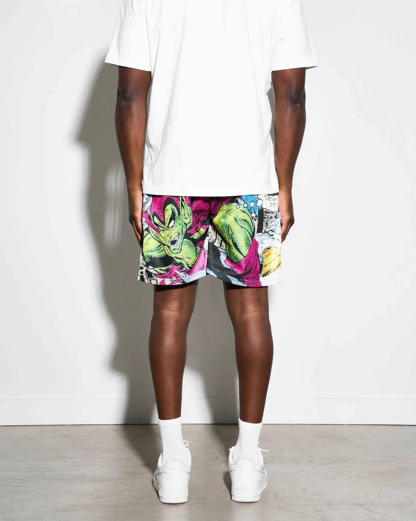 Spider-Man Green Goblin Retro Shorts