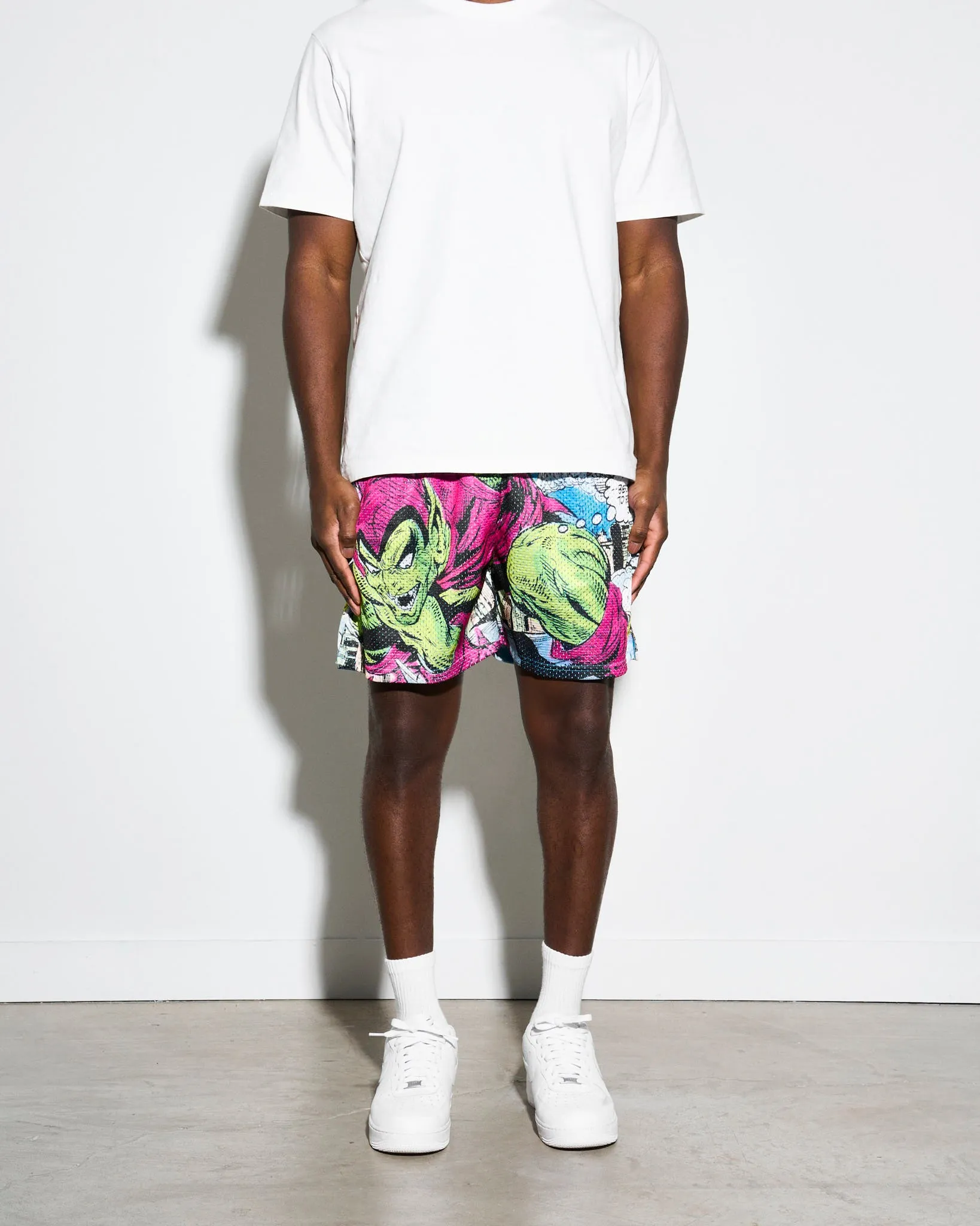 Spider-Man Green Goblin Retro Shorts