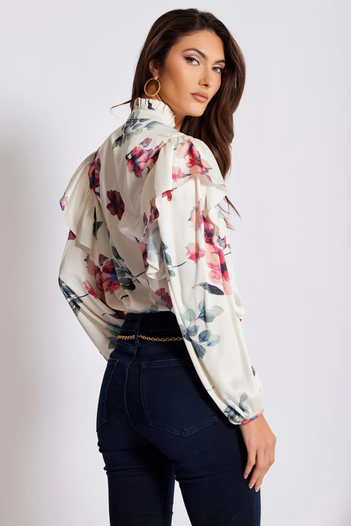 Thea Ruffle Blouse
