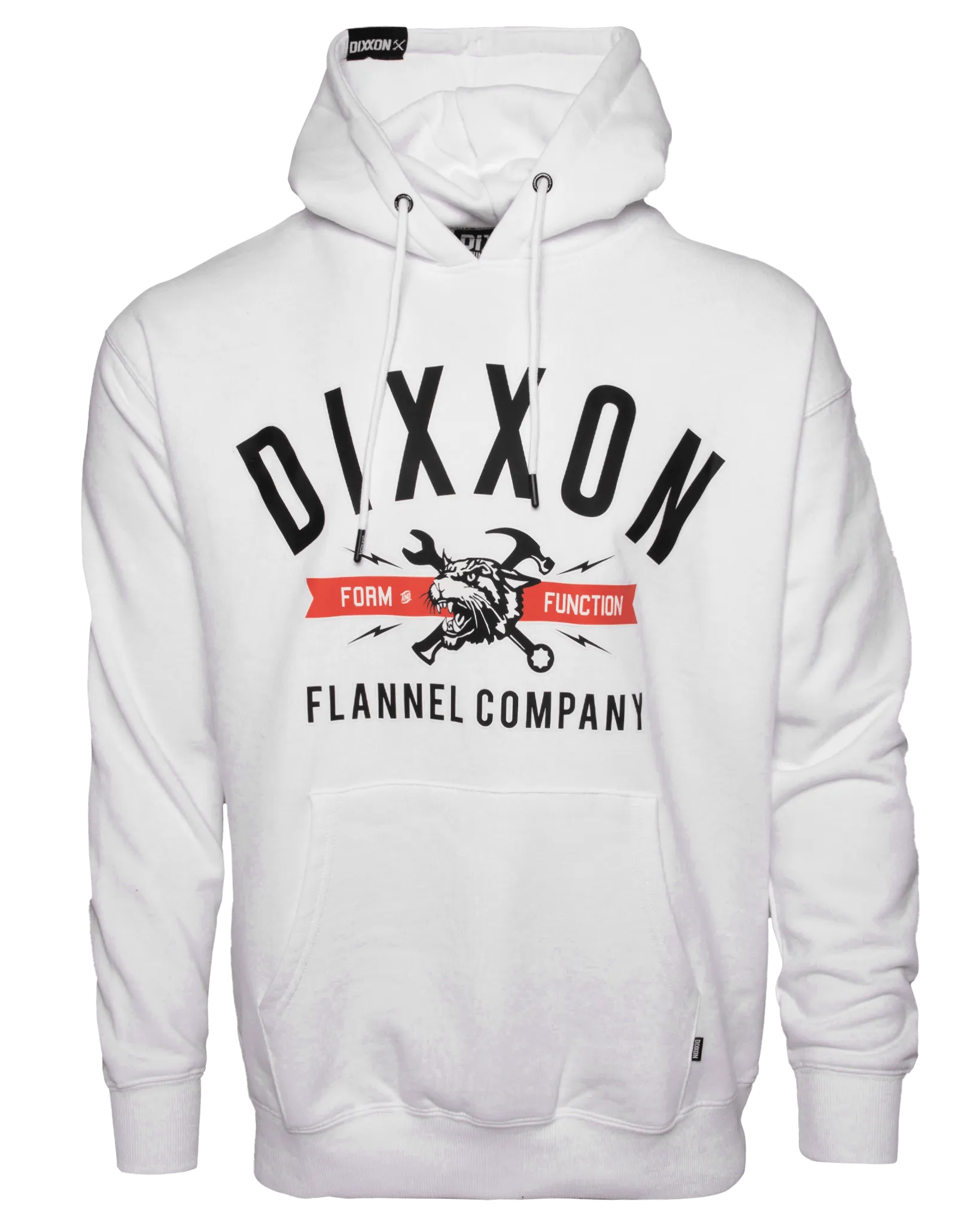 Tiger Pullover Hoodie - White