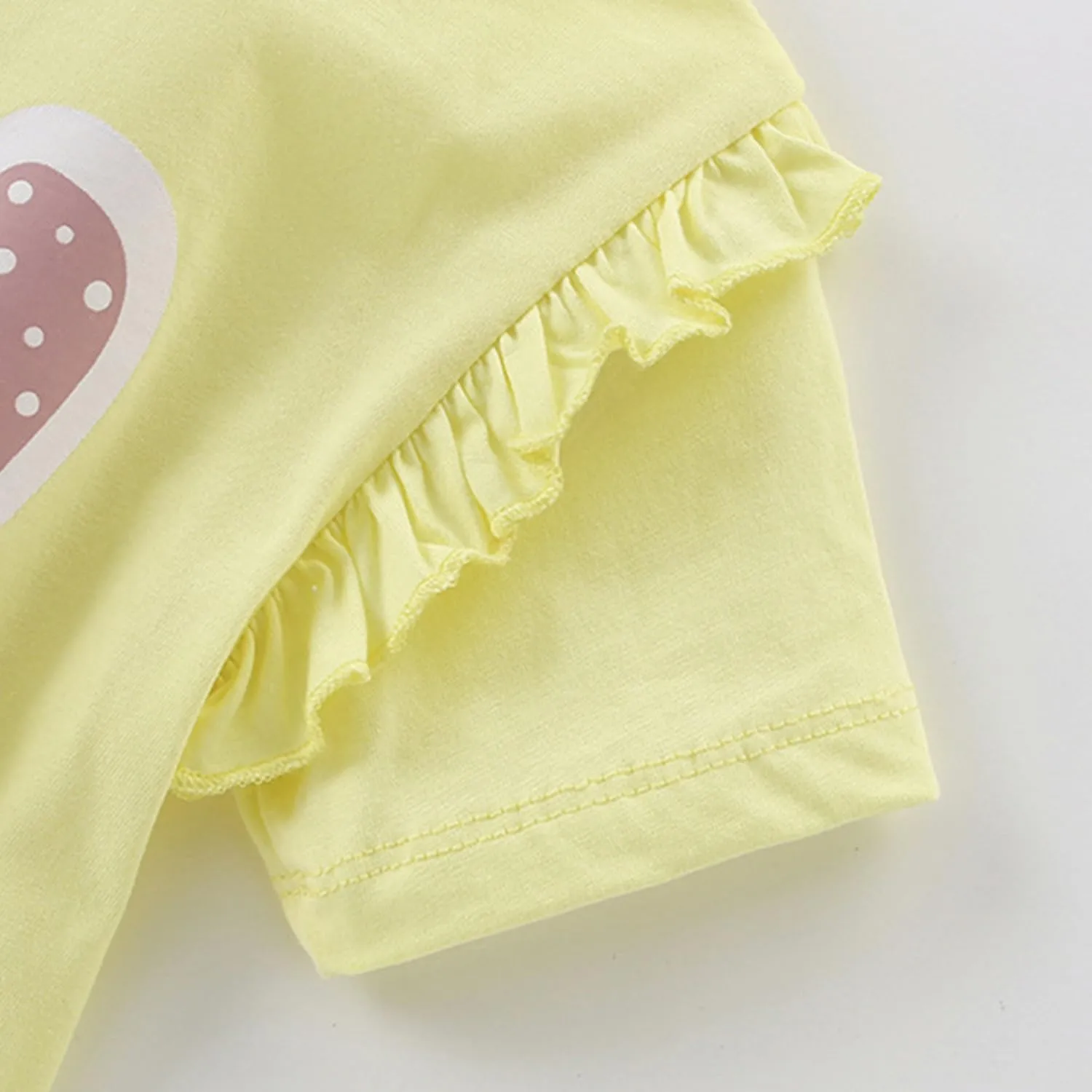 Toddler Girls Bunny Shirts Ruffle Short Sleeve Baby Easter T-Shirt Cotton Cute Tank Tees Tops 1-7 Years