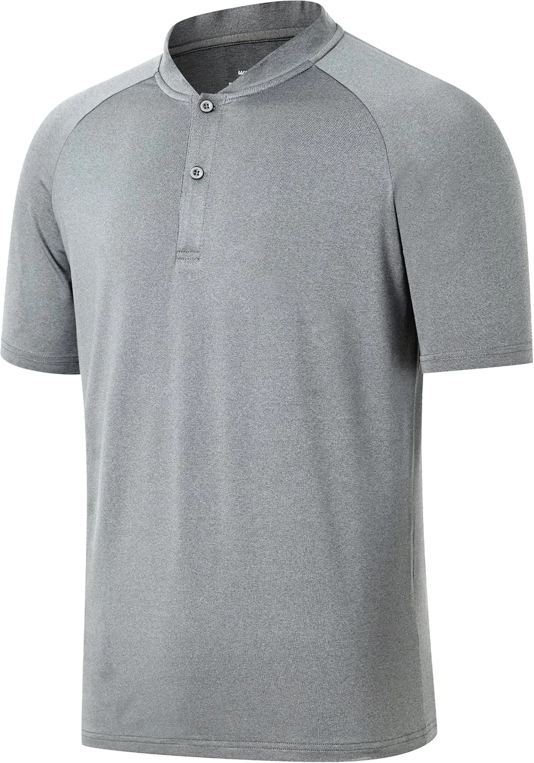 Willit Men's Tennis Shirts Golf Polo Quick Dry Lightweight Casual Short Sleeve Henley Shirt UPF 50 