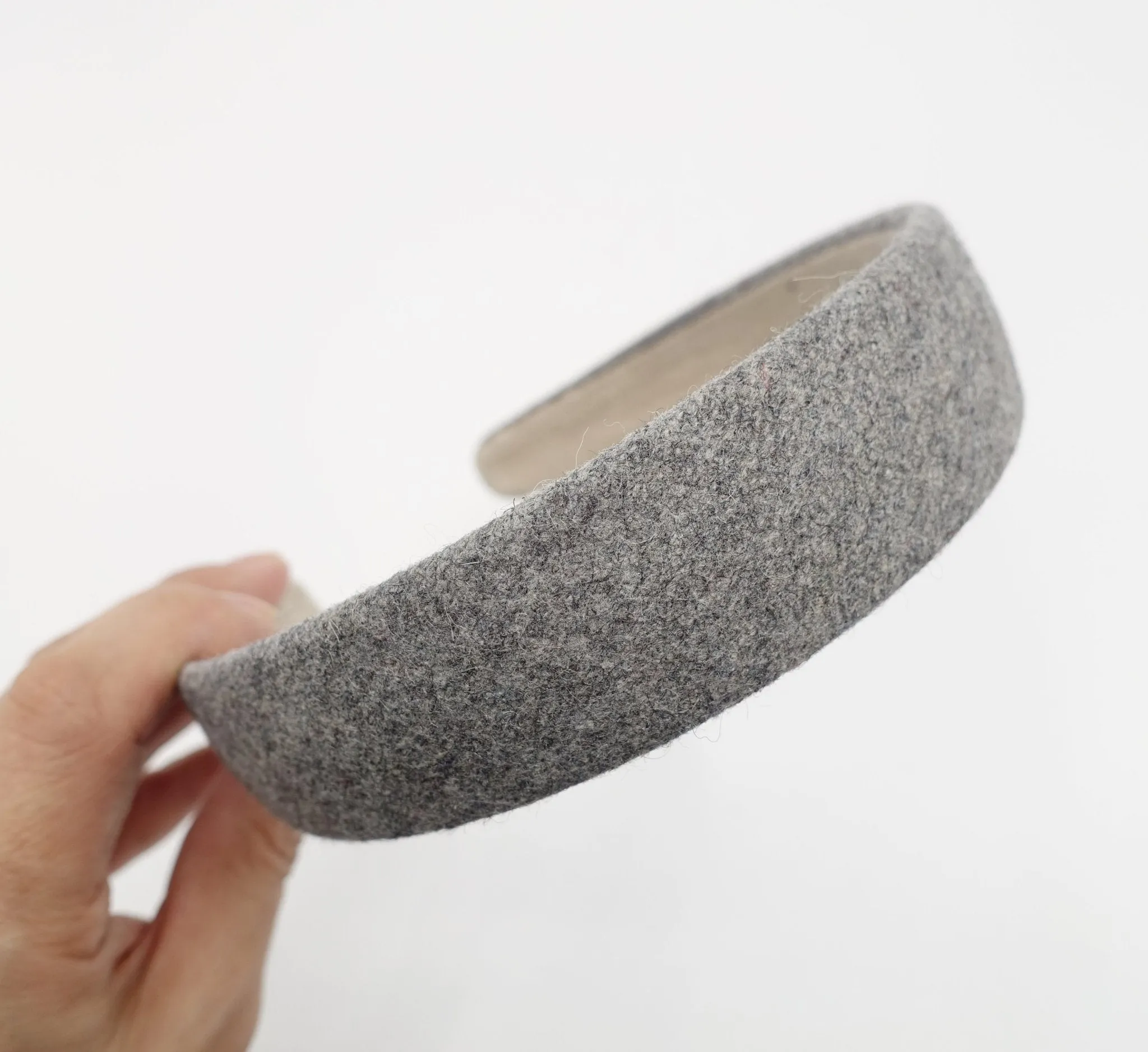 woolen fabric headband solid color hairband women hair accessory