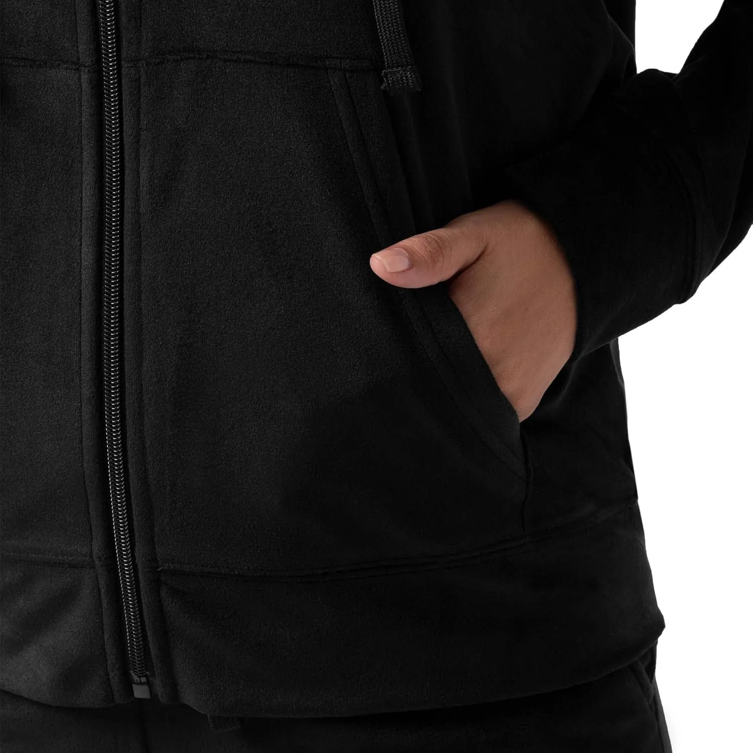 Wright's womens Velour Tracksuit 2 Piece Zip Up Hoodie and Jogger